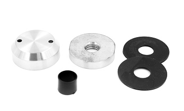 Комплект торцевого крепления несущего стекла, гайка-шайба Ø50х10х18 мм с внутренней резьбой М16, шлифованный AISI 304 k277-8 купить в Краснодаре Комплект торцевого крепления несущего стекла, гайка-шайба Ø50х10х18 мм с внутренней резьбой М16, шлифованный AISI 304 k277-8 купить в Краснодаре