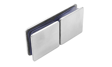 Коннектор для душевой кабины стекло-стекло 180°, 45х45, нерж 304, вырез 64 t724 SSS купить в Краснодаре