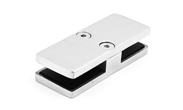 Соединитель стекол, прямой, 101х40, нержавеющая сталь AISI 304, полированная k118 купить в Краснодаре