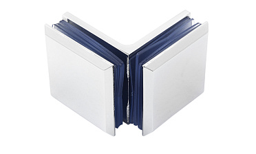 Коннектор для душевой кабины стекло-стекло 90°, 45х45, полированный, t735 PSS купить в Краснодаре