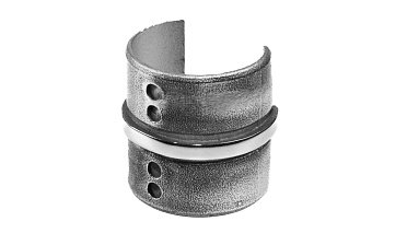 Соединитель с пазом на трубу Ø48.3 мм, полированный (AISI 304) k236 купить в Краснодаре