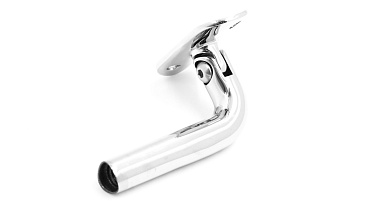 Держатель поручня выносной на стойку, с регулируемым ложементом под трубу Ø50.8 мм, полированный, (AISI 304) k261-4 купить в Краснодаре Держатель поручня выносной на стойку, с регулируемым ложементом под трубу Ø50.8 мм, полированный, (AISI 304) k261-4 купить в Краснодаре