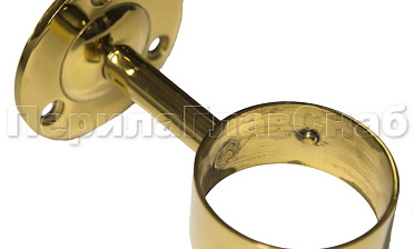 Держатель поручня Ø50.8 мм, выносной, с обхватом, золото k066-88 купить в Краснодаре
