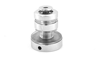 Крепление трека 30х10 к стеклу, AISI 304 полированная t449 PSS купить в Краснодаре