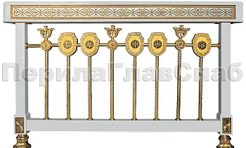 Латунные ограждения лестниц серия – Палладий XL01-1 в Краснодаре. Готовые проекты ПерилаГлавСнаб