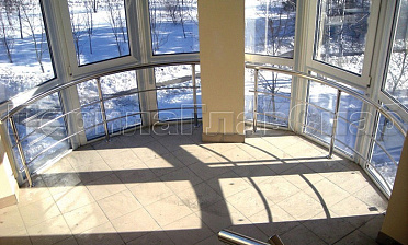 Ригельное ограждение для панорамных окон купить в Краснодаре