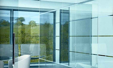 Стеклянные офисные перегородки на алюминиевом профиле купить в Краснодаре
