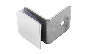 Коннектор для душевой кабины стена-стекло 90°, 45х45, полированный t722-2 PSS купить в Краснодаре