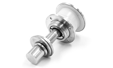 Рутель для вантового крепления козырьков, регулируемый, разборный, под стекло от 10 до 28 мм, полированный, диаметр внешнего кольца 52, шпилька М14 (AISI 304) k269-5 купить в Краснодаре Рутель для вантового крепления козырьков, регулируемый, разборный, под стекло от 10 до 28 мм, полированный, диаметр внешнего кольца 52, шпилька М14 (AISI 304) k269-5 купить в Краснодаре