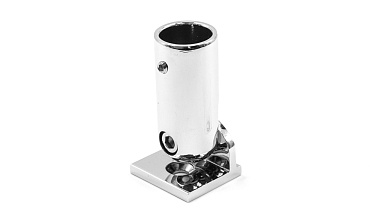 Соединитель труба-стена 19 мм, шарнирный, латунь, полированная t916 PС купить в Краснодаре