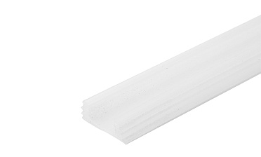 Рассеиватель света для трубы с пазом 24х24, плоский (хлыст 3 метра) k777-3 купить в Краснодаре