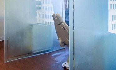 Стеклянные перегородки - вариант 6 купить в Краснодаре