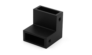 Соединитель труба-труба для трека 30х10 мм, 90°, нержавеющая сталь AISI 304, черная t460 BL купить в Краснодаре Соединитель труба-труба для трека 30х10 мм, 90°, нержавеющая сталь AISI 304, черная t460 BL купить в Краснодаре