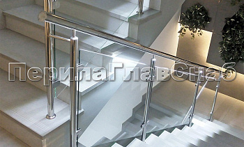 Перила с LED-подсветкой в Краснодаре. Готовые проекты ПерилаГлавСнаб