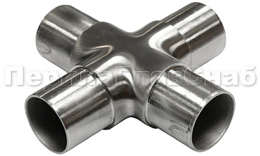 Соединение поручня Ø38.1 мм, крестовина (AISI 304) k360 купить в Краснодаре