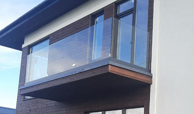 Частный дом балкон в Краснодаре. Готовые проекты ПерилаГлавСнаб