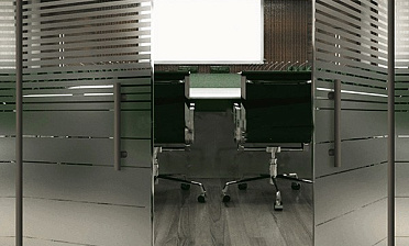 Перегородки из стекла с пленкой для офиса премиум купить в Краснодаре