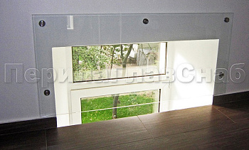 Ограждение со стеклом для окон в Краснодаре. Готовые проекты ПерилаГлавСнаб