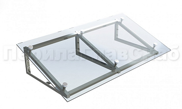 Козырек на треугольном скате на спайдерах купить в Краснодаре