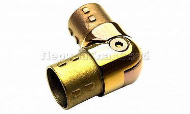 Поворот литой, внутренний, шарнирный, под Ø38.1 мм, под золото (AISI 304) Фk250-88 купить в Краснодаре Поворот литой, внутренний, шарнирный, под Ø38.1 мм, под золото (AISI 304) Фk250-88 купить в Краснодаре