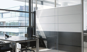 Стеклянные перегородки - вариант 7 купить в Краснодаре