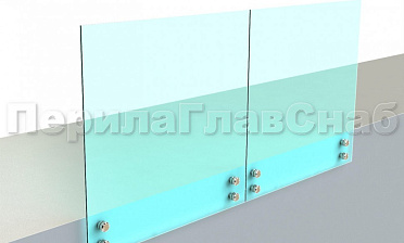 Ограждение без поручня на точечном креплении купить в Краснодаре