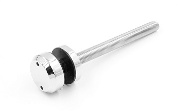 Комплект торцевого крепления несущего стекла, шпилька AISI316, гайка-шайба Ø50х10х18 мм с внутренней резьбой М16, полированный k277-2 купить в Краснодаре