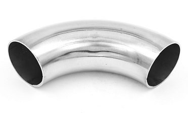 Длинный отвод поручня под сварку Ø50.8х180х1.5 мм, длина 180 мм, полированный 400 Grit, (aisi 304) k021-11 купить в Краснодаре