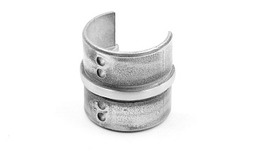 Соединитель для поручня с пазом Ø48.3 х 5 мм, шлифованный, AISI 304 Фk236-2 купить в Краснодаре