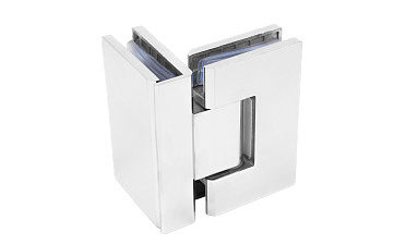 Петля для душевой стекло-стекло 90х55 мм, 90°, нержавеющая сталь AISI 304, полированная t304-2 PSS купить в Краснодаре