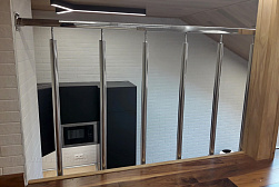 Перила и ограждения с вертикальным заполнением в Краснодаре. Готовые проекты ПерилаГлавСнаб - фото 11