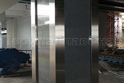 Облицовка колонн нержавеющей сталью в Краснодаре. Готовые проекты ПерилаГлавСнаб - фото 9