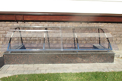 Козырьки и навесы на металлокаркасе в Краснодаре. Готовые проекты ПерилаГлавСнаб - фото 8