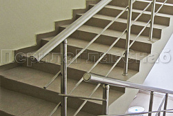 Ограждения из нержавеющей стали с тремя ригелями в Краснодаре. Готовые проекты ПерилаГлавСнаб - фото 16