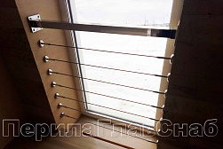 Ограждение на окна из нержавеющей стали в Краснодаре. Готовые проекты ПерилаГлавСнаб - фото 16