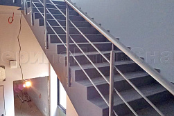 Ограждения из нержавеющей стали с тремя ригелями в Краснодаре. Готовые проекты ПерилаГлавСнаб - фото 8