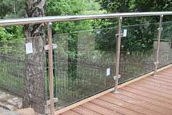 Перила и ограждения для террас в Краснодаре. Готовые проекты ПерилаГлавСнаб - фото 23