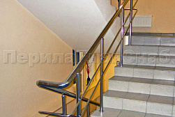 Перила и ограждения из нержавеющей стали с двумя ригелями в Краснодаре. Готовые проекты ПерилаГлавСнаб - фото 11