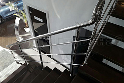 Ограждения из нержавеющей стали с тремя ригелями в Краснодаре. Готовые проекты ПерилаГлавСнаб - фото 10