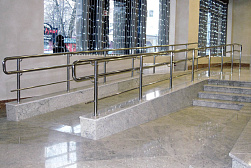 Поручни для инвалидов из нержавеющей стали в Краснодаре. Готовые проекты ПерилаГлавСнаб - фото 13