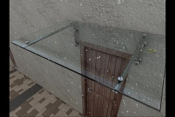 Консольные козырьки и навесы в Краснодаре. Готовые проекты ПерилаГлавСнаб - фото 12