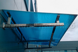 Консольные козырьки и навесы в Краснодаре. Готовые проекты ПерилаГлавСнаб - фото 6