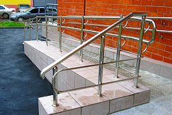 Поручни для инвалидов из нержавеющей стали в Краснодаре. Готовые проекты ПерилаГлавСнаб - фото 16