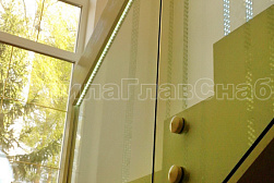 Стеклянные перила для лестниц в Краснодаре. Готовые проекты ПерилаГлавСнаб - фото 5