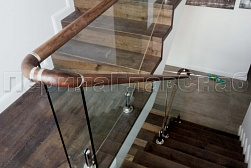 Перила и ограждения из нержавейки и дерева в Краснодаре. Готовые проекты ПерилаГлавСнаб - фото 23