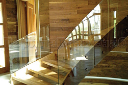 Стеклянные перила для лестниц в Краснодаре. Готовые проекты ПерилаГлавСнаб - фото 20