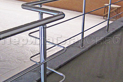 Перила и ограждения из нержавеющей стали с двумя ригелями в Краснодаре. Готовые проекты ПерилаГлавСнаб - фото 13