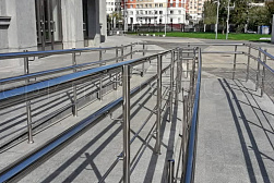 Поручни для инвалидов из нержавеющей стали в Краснодаре. Готовые проекты ПерилаГлавСнаб - фото 2