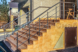 Ограждения из нержавеющей стали с тремя ригелями в Краснодаре. Готовые проекты ПерилаГлавСнаб - фото 3