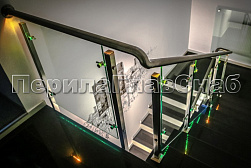 Поручни, перила и ограждения с подсветкой в Краснодаре. Готовые проекты ПерилаГлавСнаб - фото 26